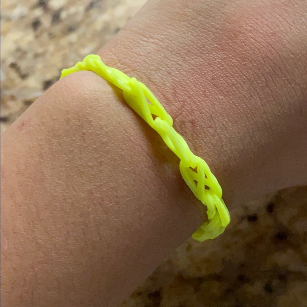 Is a bracelet but is yellow